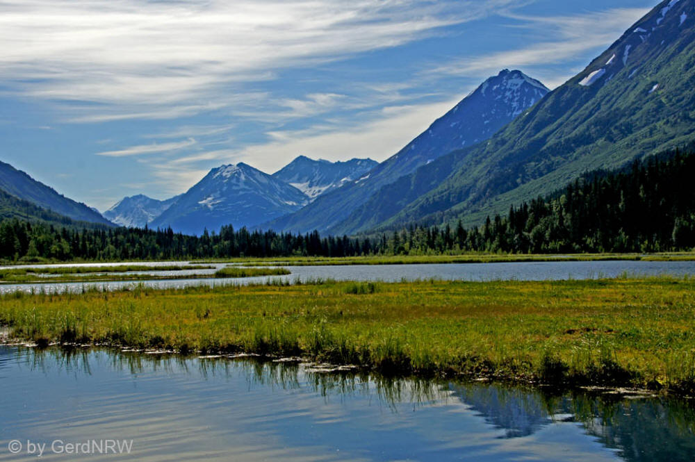 Tern Lake at Moose Pass, Alaska, USA