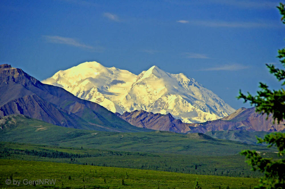Denali (former Mt McKinley), Denali Nationalpark, Alaska, USA