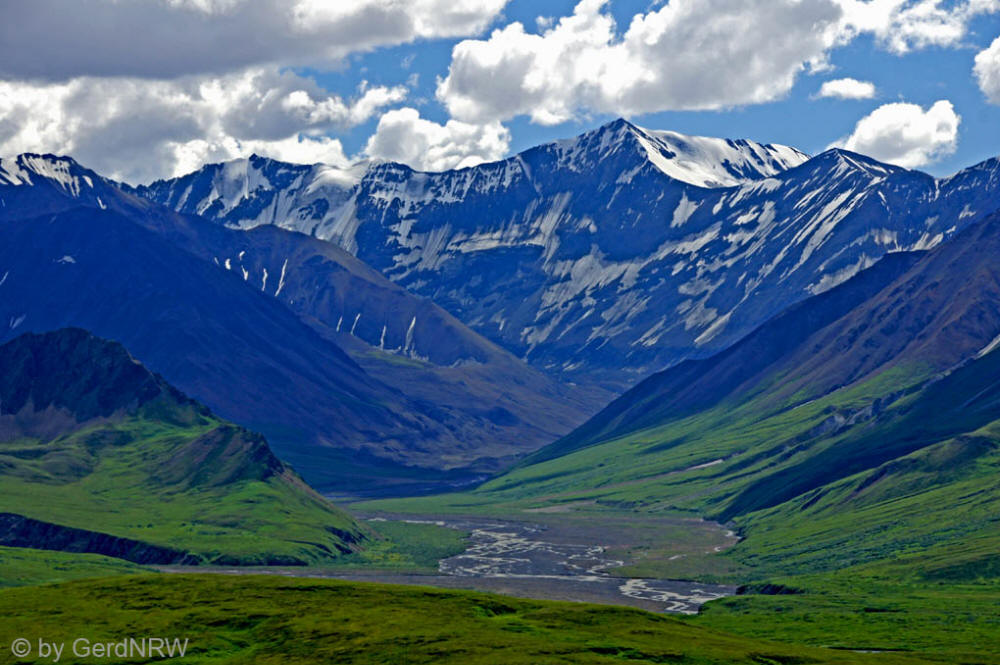 View from Eielson Visitor Center, Denali Nationalpark, Alaska, USA