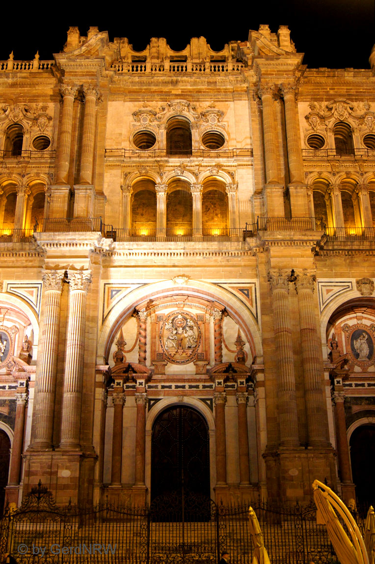 Main Entrance Catedral (Cathedrale), Malaga, Spain - Haupteingang Catedral (Kathedrale), Malaga, Spanien