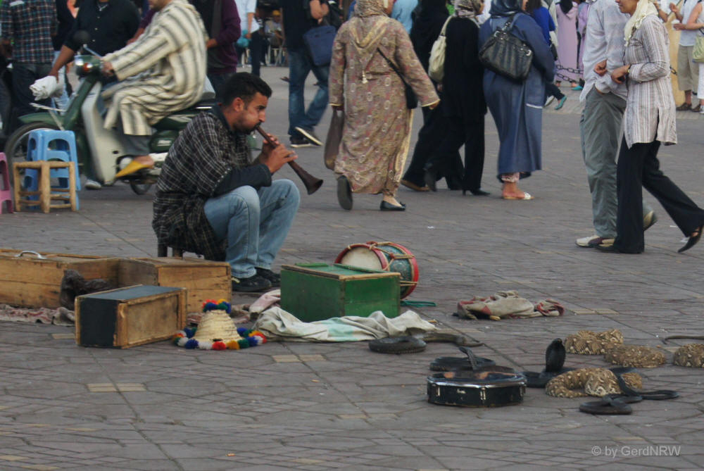 Jamaa el Fna, Marrakesh, Morocco - Platz der Gauckler, Marrakesch, Marokko