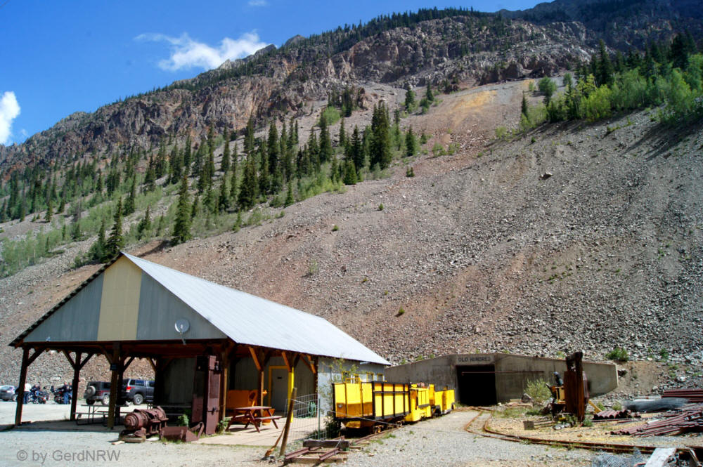 Entrance of Old 100 Mine, Near Silverton, Colorado - USA