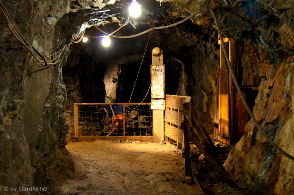 Inside Old 100 Mine, Near Silverton, Colorado - USA