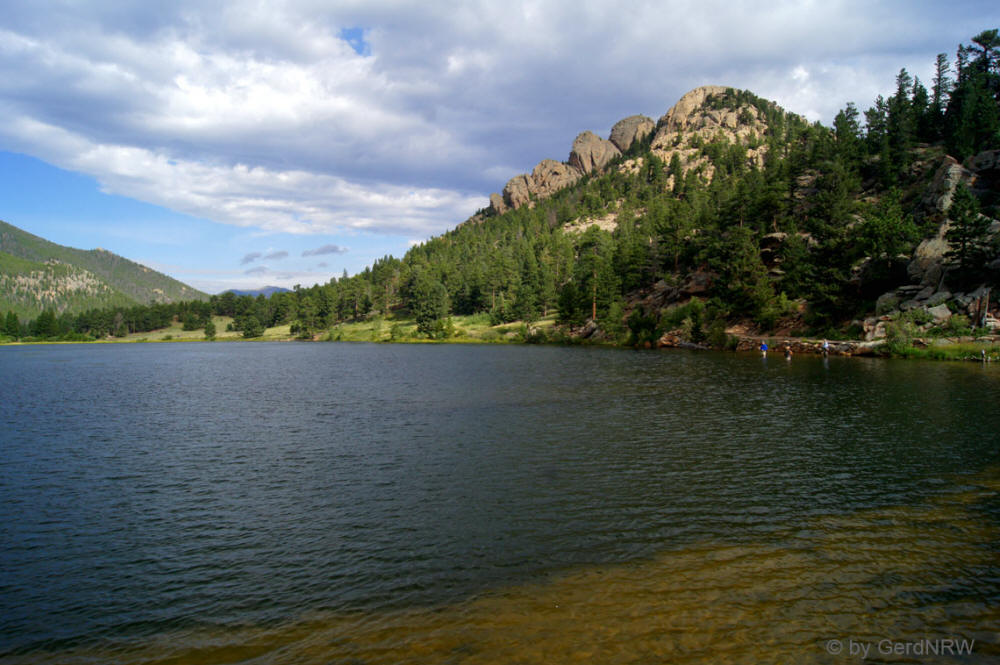 Lily Lake and Lily Mountain, Rocky Mountains National Park, Colorado - USA