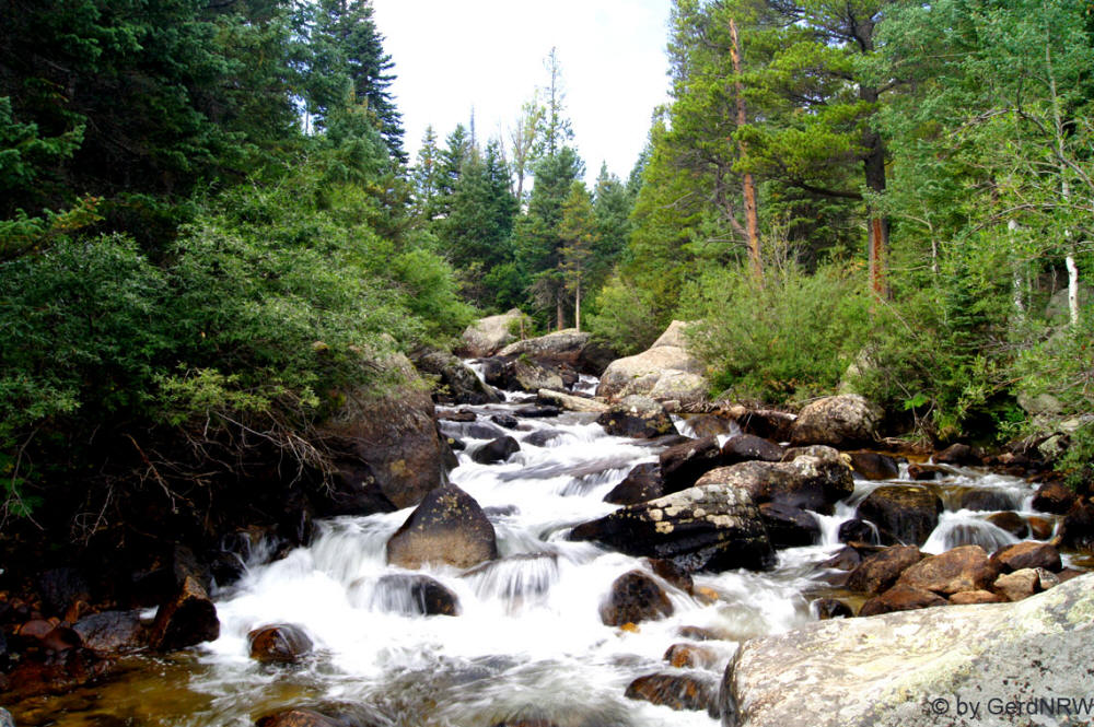 North St. Vrain Creek, Wild Basin Area, Rocky Mountains National Park