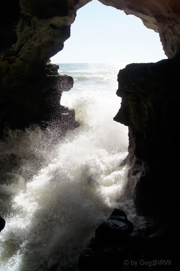 Grottes d´Hercules (Hercules Cave) at the  Atlantic Coast near Tangier, Morocco - Herkulesgrotte an der Atalntiküste bei Tanger, Marokko