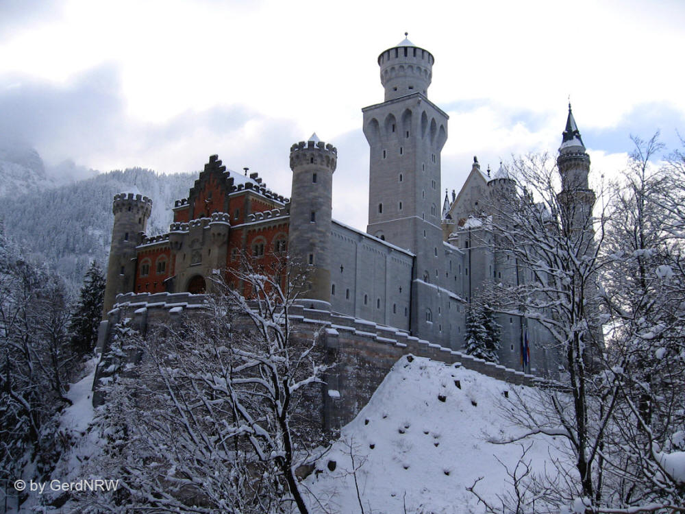 New Swanstone Castle (Schloss Neuschwanstein), Fuessen, Germany