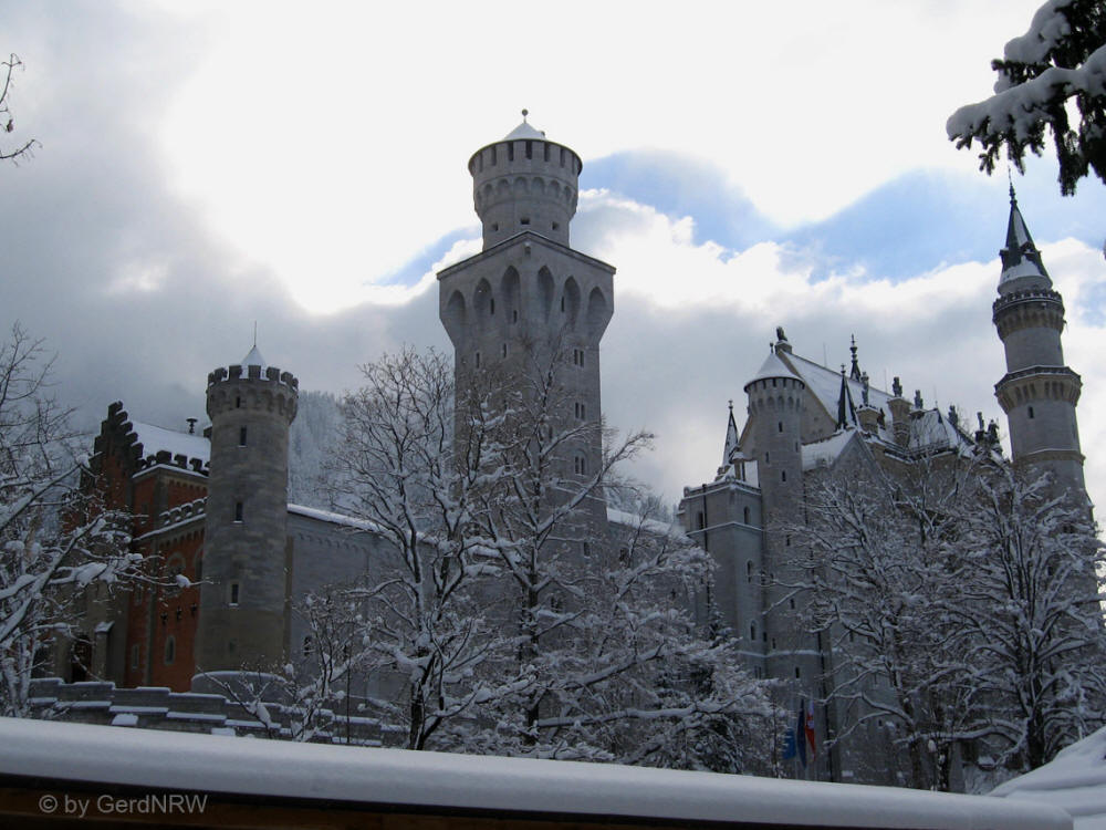 New Swanstone Castle (Schloss Neuschwanstein), Fuessen, Germany