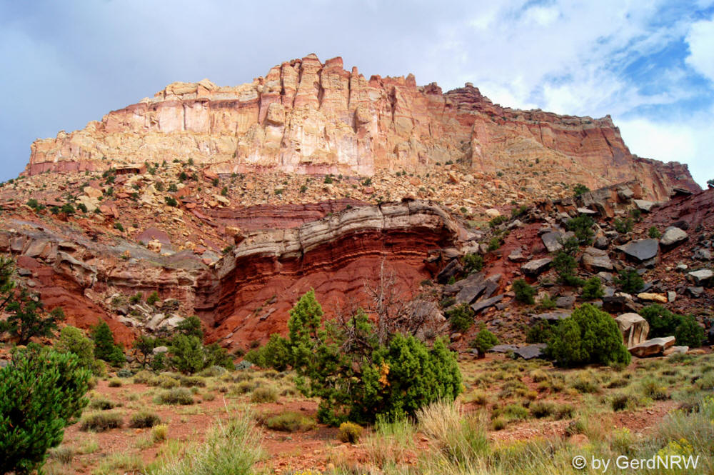 Along the Scenic Drive, Capitol Reef National Park, Utah - USA