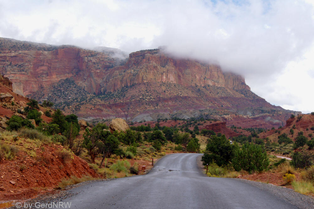 Along the Scenic Drive, Capitol Reef National Park, Utah - USA