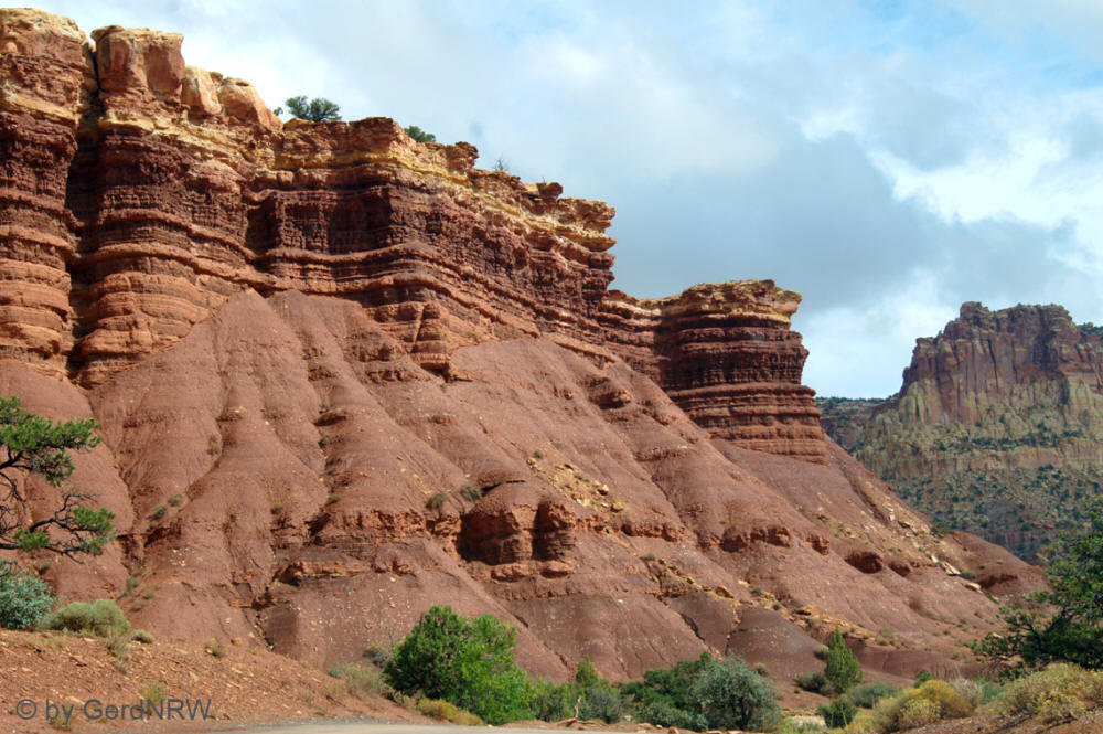 Along the Scenic Drive, Capitol Reef National Park, Utah - USA