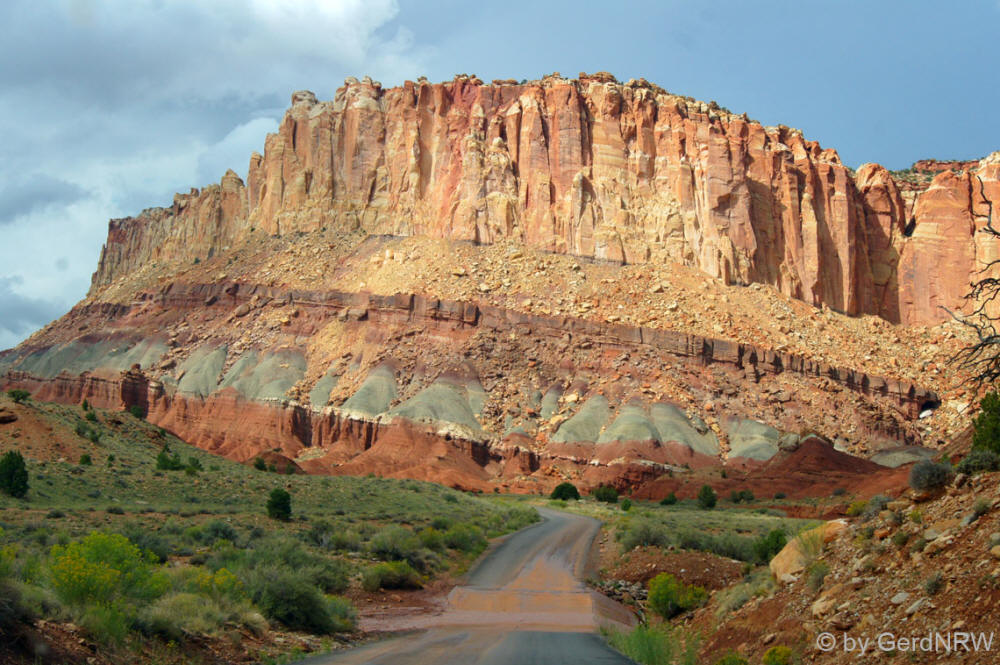 Along the Scenic Drive, Capitol Reef National Park, Utah - USA