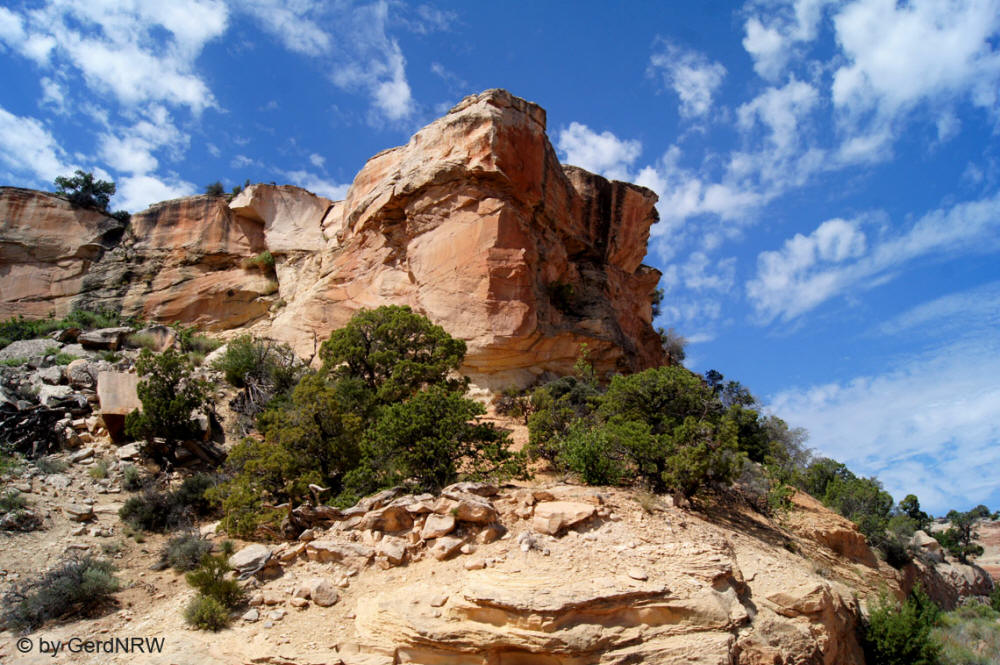 Along Rim Rock Drive, Colorado National Monument, Colorado, USA