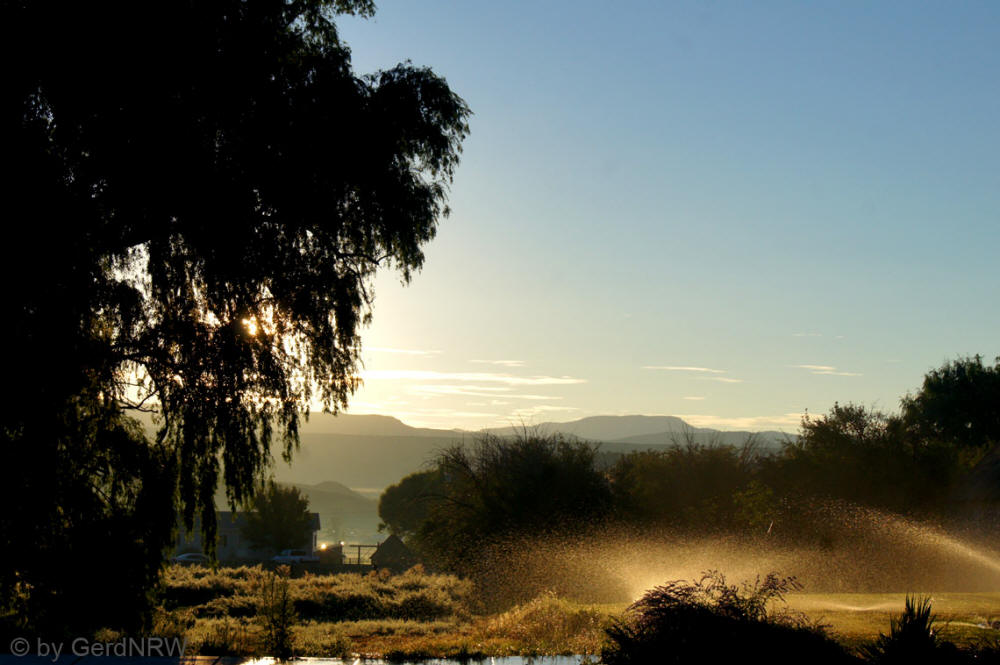 Morning atmosphere in Tropic, Scenic Byway UT-12, Utah - USA