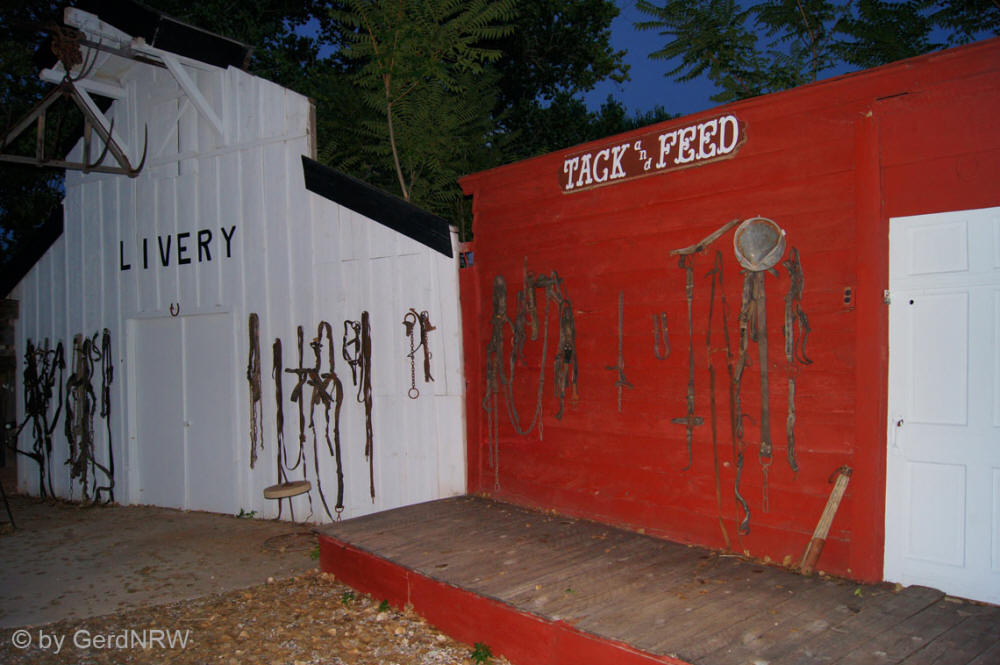 Western town "Livery"; Movie: "Black Bart" (1948), Little Hollywood Museum, Kanab, Utah, USA