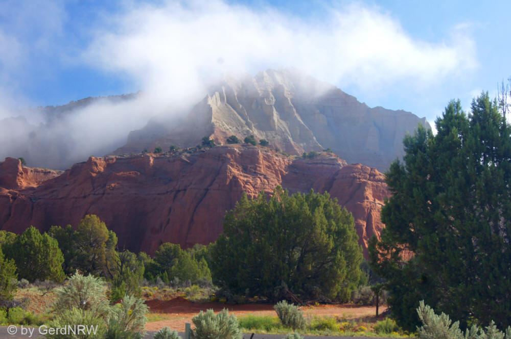 Morning fog in Kodachrome Basin State Park, Utah, USA