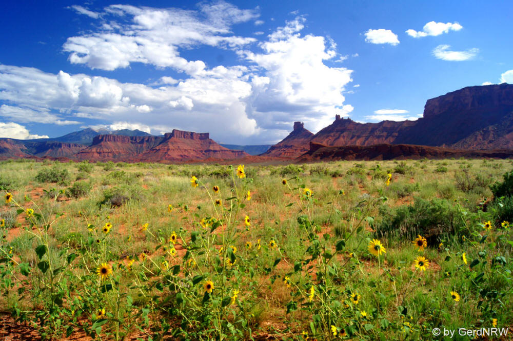 Castle Valley from UT-128, Near Moab, Utah, USA