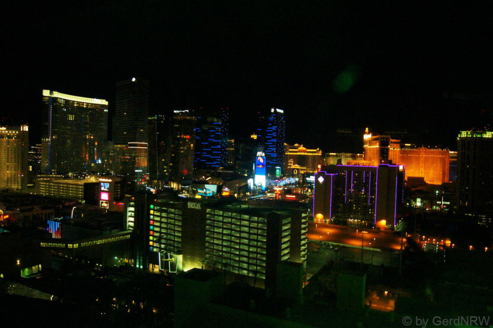 View from our room in the MGM Resort, Las Vegas, Nevada, USA
