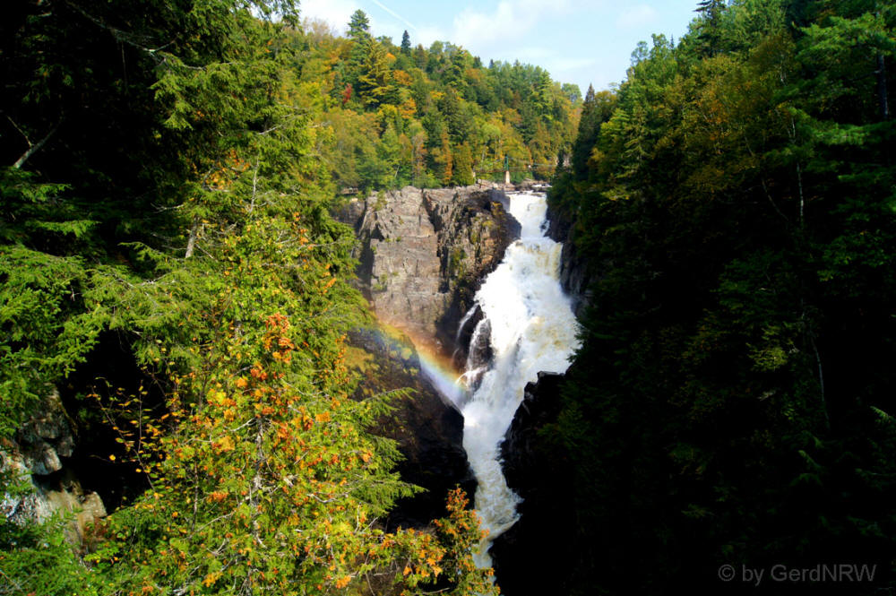 Canyon Ste-Anne-Gorge, Quebec, Canada - Schlucht von Ste-Anne, Quebec, Kanada