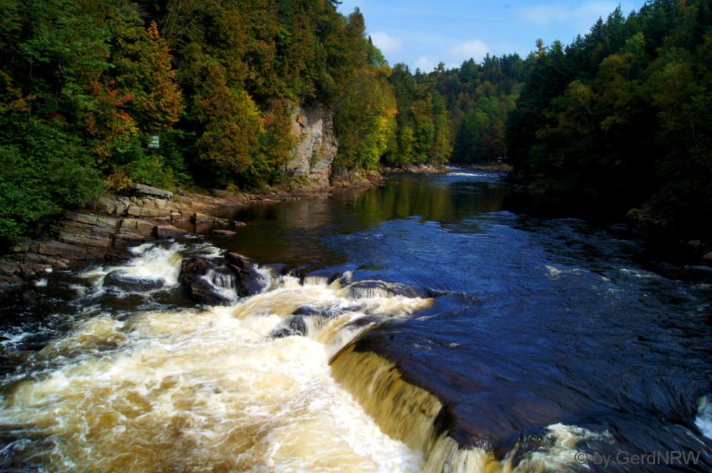 Canyon Ste-Anne-Gorge, Quebec, Canada - Schlucht von Ste-Anne, Quebec, Kanada
